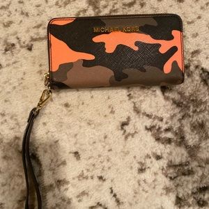 Camo MK wallet/wristlet